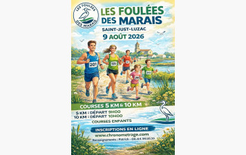 les inscriptions sont ouvertes pour les 5 et 10 km  de saint just luzac